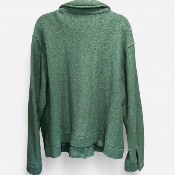 Joie Wool Blend Olive Green Work Coat Effortless Chic Boho Classic Casual - Picture 3 of 9